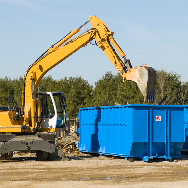 what size residential dumpster rentals are available in Newton Michigan